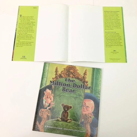 Vtg 1995 The Million Dollar Bear William Kotzwinkle Catrow Knopf - Picture 6 of 16